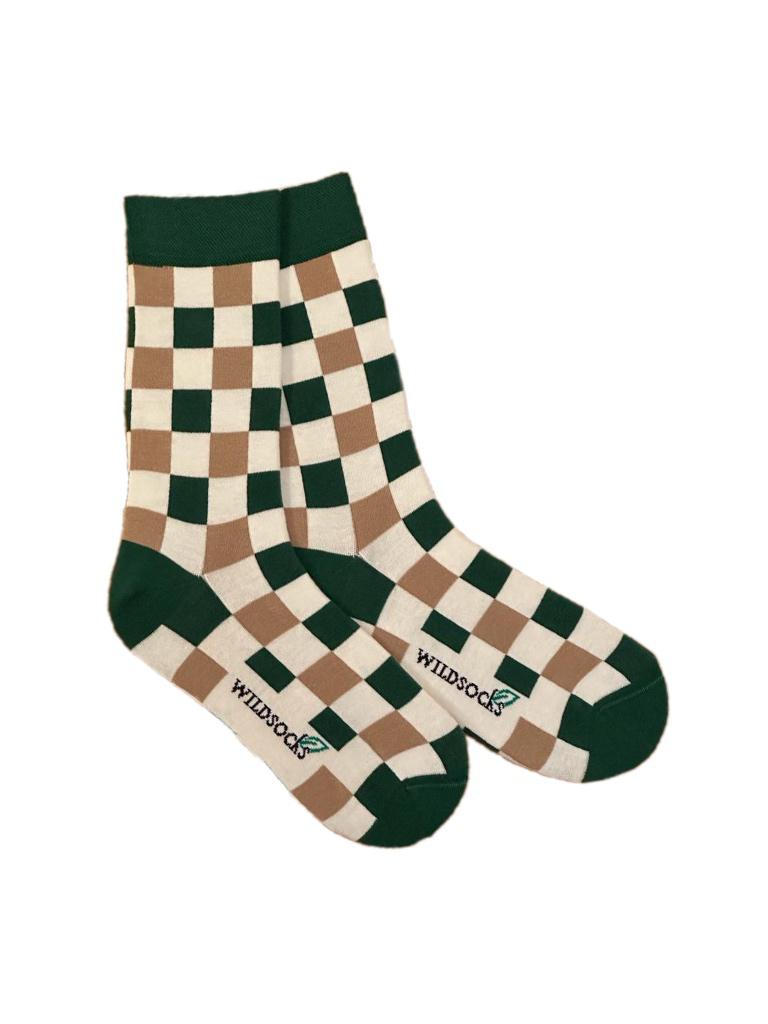 Checkmate - Wadensocken aus Bio-Baumwolle von WILDSOCKS