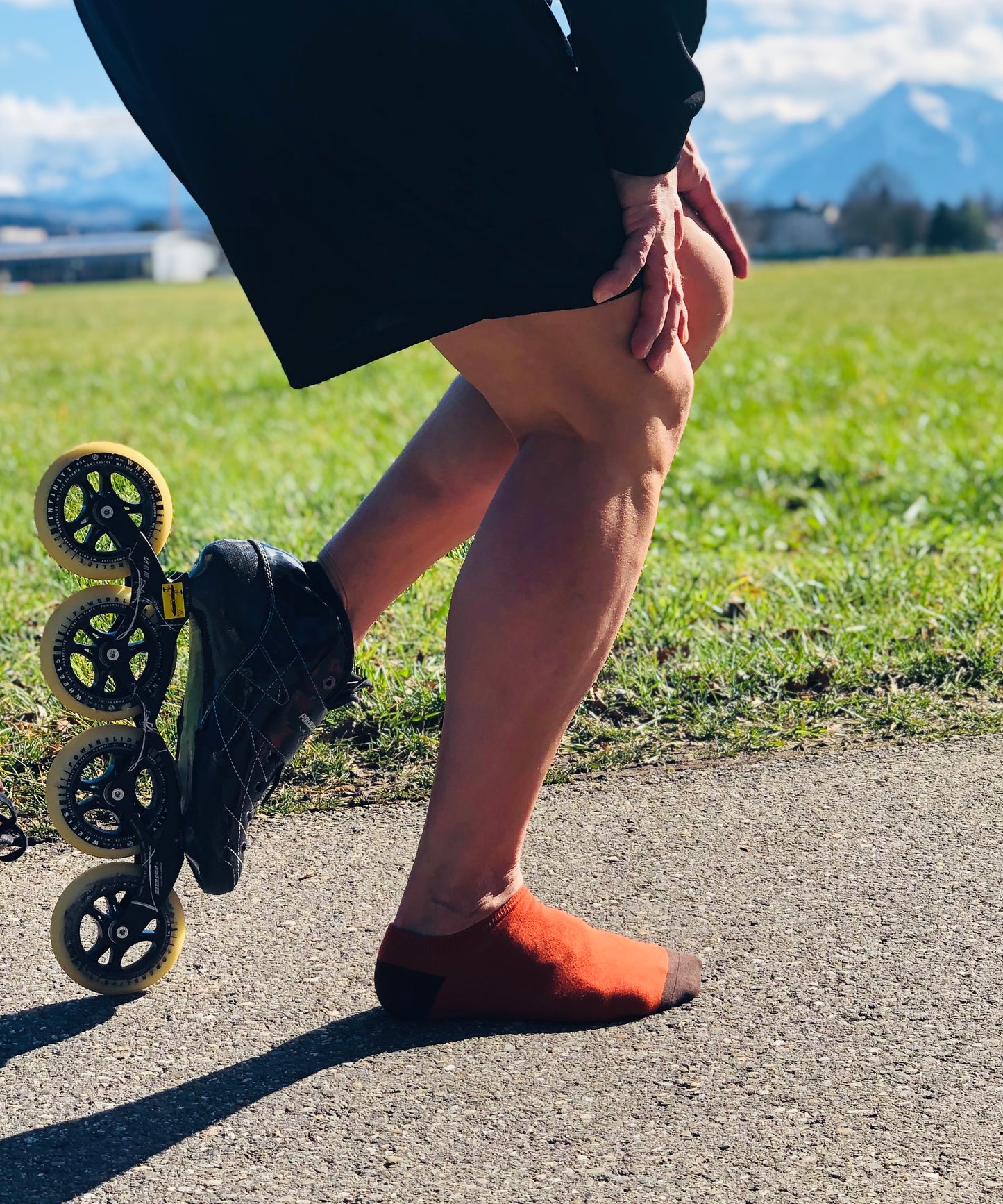 Close Orange - Sneakersocken aus Bio-Baumwolle von WILDSOCKS