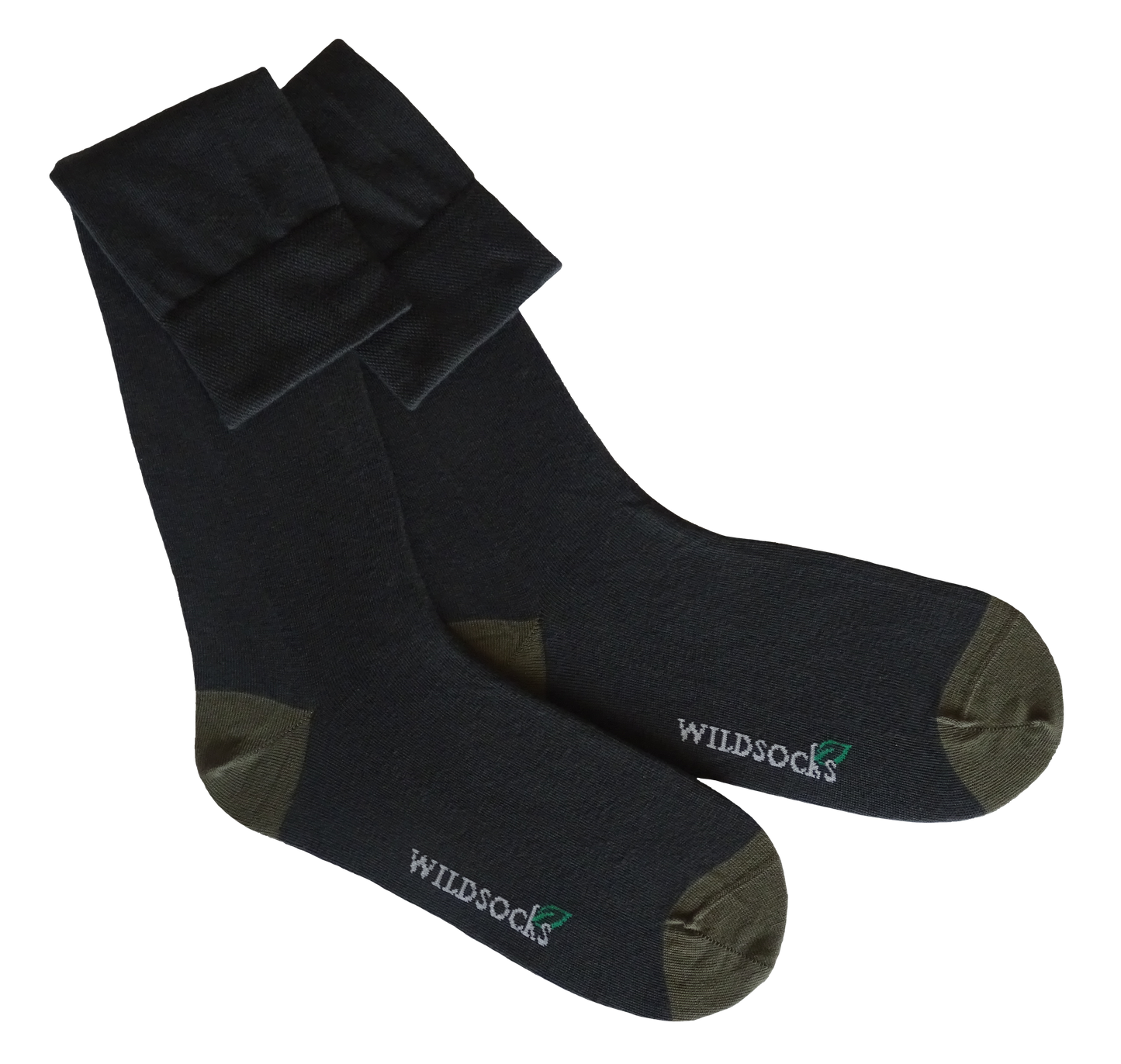 Sober Grey - Kniesocken aus Bio-Baumwolle von WILDSOCKS